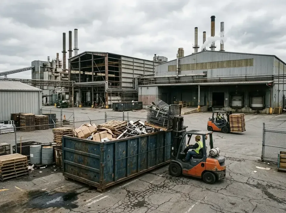 industrial-factory-scrap-conta-003 — frequently asked questions, Cheap Roll-off Dumpster Rentals in Vero Lake Estates, FL